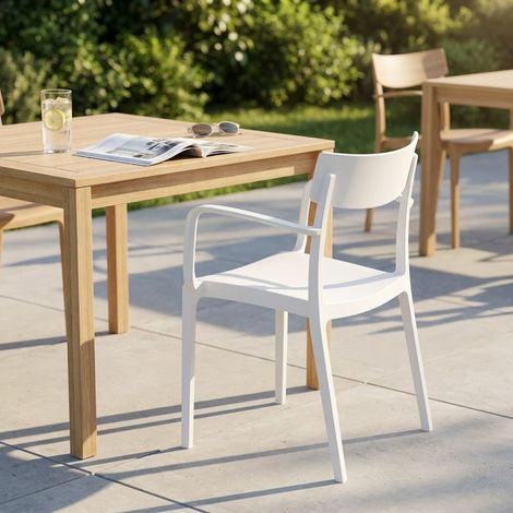 LAVENDER - poltrona da giardino in plastica (1/2)