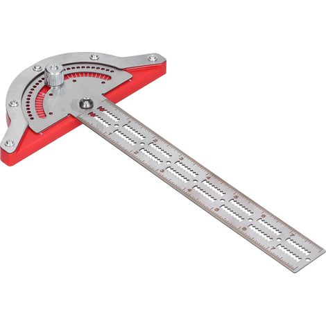 Règle de menuisier de 25 cm (10 po) : robuste, graduée clairement, précise et résistante à l’usure, avec outil de mesure accessoire. (1/5)