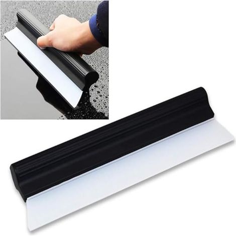 Raclette pro auto 26,7 cm – lame silicone double, séchage rapide, barre en T, pour voiture/camion