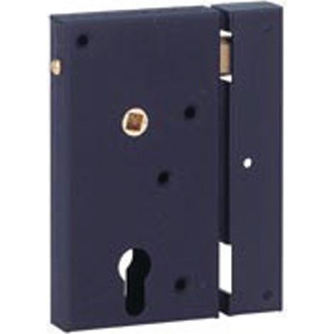 Thirard Cerradura para portón negra 150 x 80 mm acero (1/2)