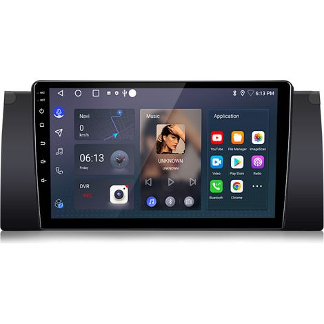 Autoradio Hexinex Pour BMW Série 5 E39 X5 E53 Série 7 E38 Android 14 CarPlay 2+64GB (1/5)