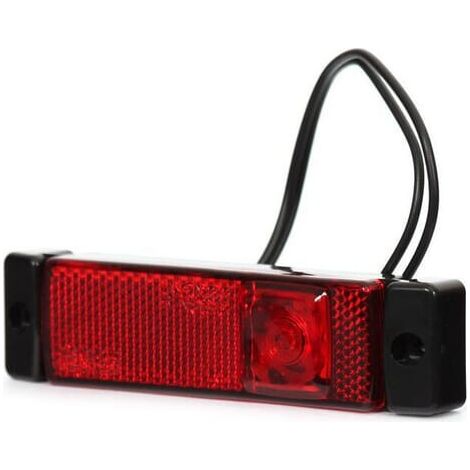 Luz de posición LED rectangular, 12/24V con cable Kramp LA30144 (1/5)