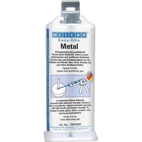 WEICON 10018047 (10652050) Easy-Mix Metal 50 ml Epoxyd-Klebstoff (1/2)