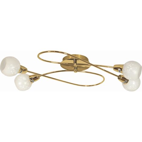 Plafoniera Candellux Avila 98-07148 ottone 4xE14 62cm