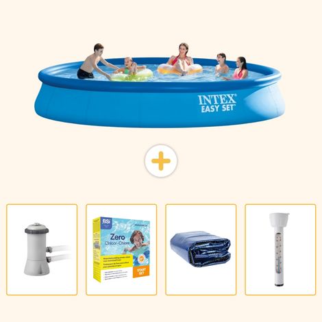 Intex Piscine Easy Set Ronde - 457x84 cm - 5-pièces S184 (1/5)