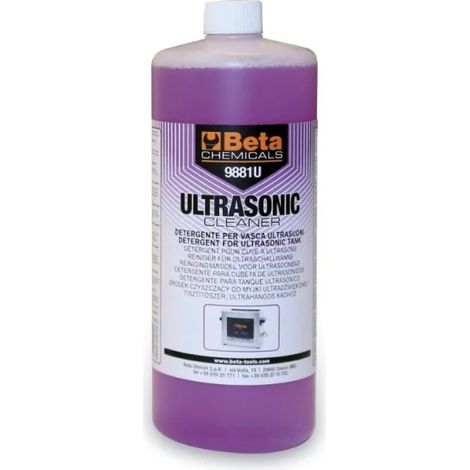 Beta – Nettoyeur à ultrasons 6L – Fréquence 40 kHz – Puissance 150W – Chauffage jusqu'à 80°C – Affichage numérique – Dégazage intégré - 9881U