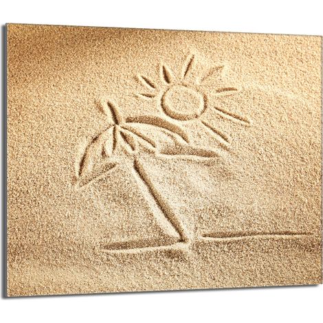 Protezione per piano cottura in vetro 60x52 Beach (1/5)