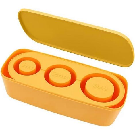 moules à glaçons à 3 compartiments pour la création de modèles de glaçons carrés en silicone, C--