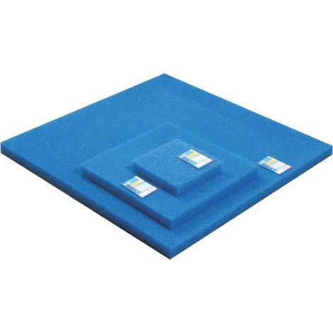 Spugna filtrante happet fine pore densità 40 ppi 25x25x5 cm (1/2)