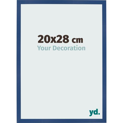 yd. - Cadre photo 20x28 - Bleu Fonce - MDF - Bologna