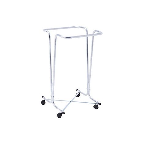 Mottez  Portarifiuti con rotelle  volume fino a 110 l  argento
