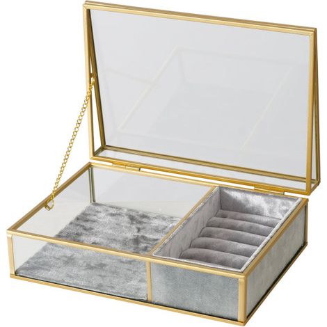 Boîte à montres et bijoux CLIPO, transparente (1/5)