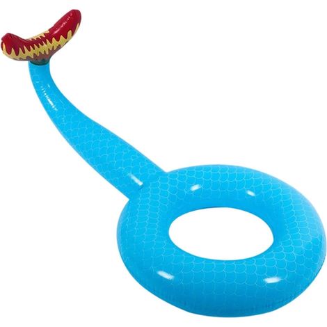 Bouée de piscine queue de sirène, bouée gonflable, accessoire d'été robuste, accessoire de vacances à la texture raffinée, 91 cm, catégorie eau [YJD] (1/5)