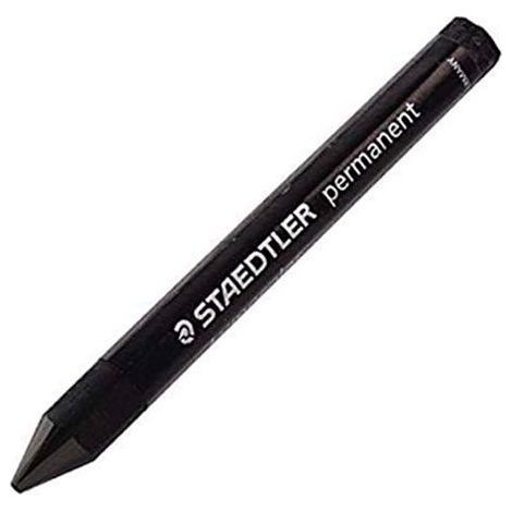 Lápiz de cera Staedtler Lumocolor 236-9 Negro Cera (12 Unidades)