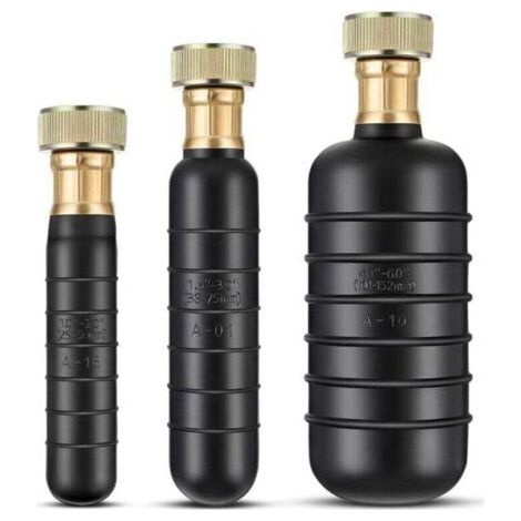 Kit de Vessie Drainage, 3 Vessies Nettoyage Drain S'Adaptent à 1 6 Tuyaux Débouche les Blocages Tenaces dans le Principal et (1/4)