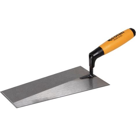 Paleta forjada punta cuadrada mango de madera y goma 260 mm de longitud 09515250