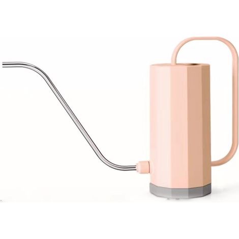 Arrosoir Acier Inoxydable Bec Long Poignée Ergonomique Design Géométrique Rose Sakura 24.5cm Jardin Intérieur Extérieur (1/5)
