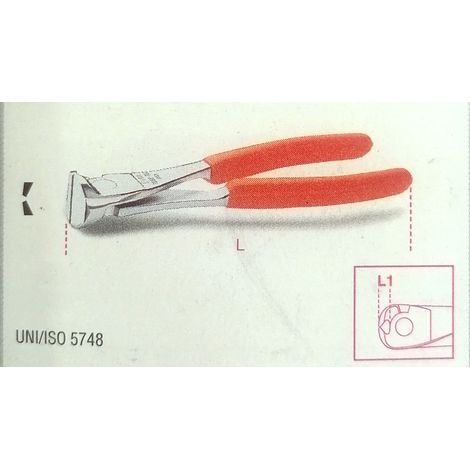 BETA 1088/160 - TRONCHESI A GRANDE EFFETTO A TAGLIENTI FRONTALI CON MANICI RICOPERTI IN PVC