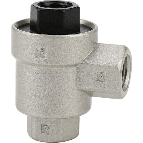 Soupape de contrôle de débit d'air à échappement rapide en alliage d'aluminium avec raccord fileté G1/4 (1/5)