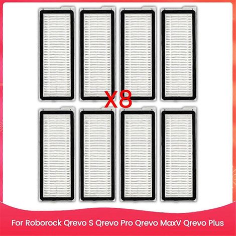 HEPA-Filter-Ersatzset für Roborock Qrevo S, Qrevo Pro, Qrevo MaxV und Qrevo Plus Saugroboter (8er-Packung) (1/5)