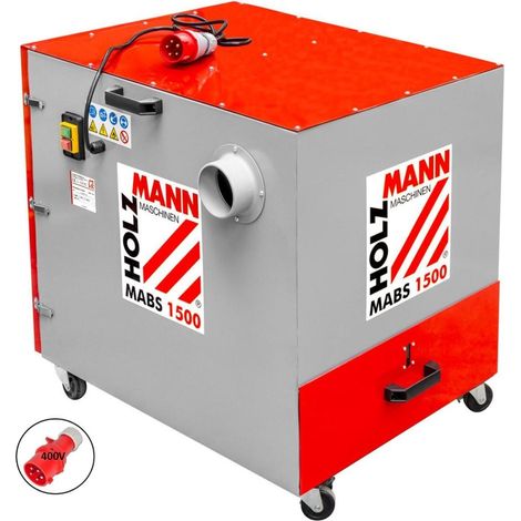 ABSAUGANLAGE FÜR METALLSPÄNE 1500W HOLZMANN MABS1500 400V (1/2)
