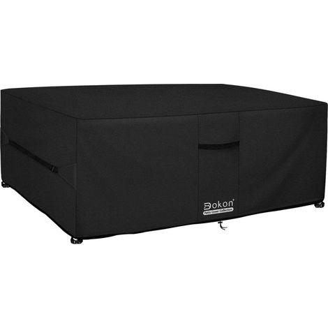 Gartenmöbel Abdeckung 600D Oxford Gewebe Winterfest 250x150x90cm (1/5)
