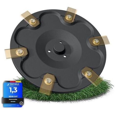 Disque de coupe 6 lames compatible avec les tondeuses robotisées Segway Navimow i105E, i108E et i110n - Disque de coupe haute qualité pour 6 lames (pour série I avec lames et vis) (1/4)