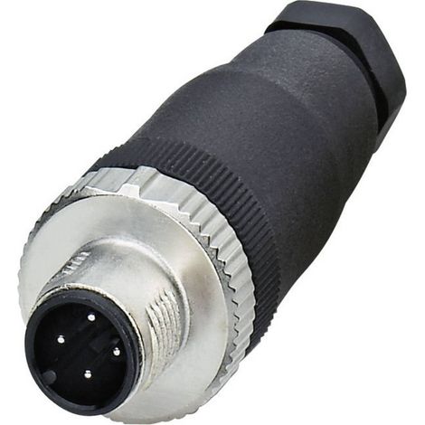 Phoenix Contact 1681460 Connettore non confezionato per sensore o attuatore M12 Spina dritta Numero di poli: 5 1 pz. (1/2)