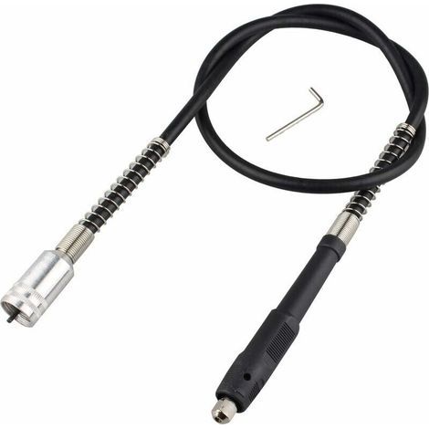 Flexible perceuse Tige extension Mandrin sans clé Compatible Outil accessoire de fixation pour Dremel Outil rotatif (1/5)