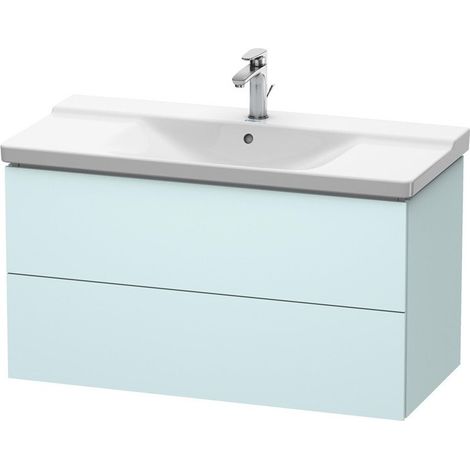 L-CUBE mobile lavabo 1020x481x555mm Azzurro opaco