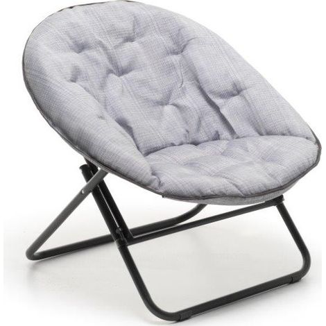 Poltroncina Papason Relax pieghevole Struttura in ferro antracite 82x73xH80