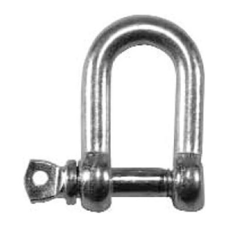 Faithfull D-Shackle Zinc Plated 6mm Pack 4 FAICHDS60 (1/3)