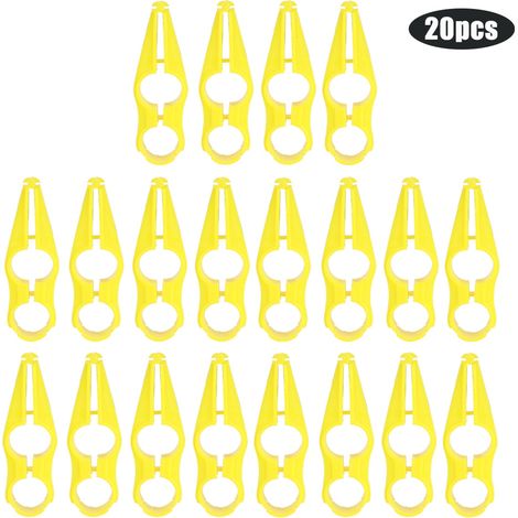 Lot de 20 colliers de serrage ronds haute dureté pour tuyaux agricoles, accessoires pour conduites d'eau agricoles (1/5)