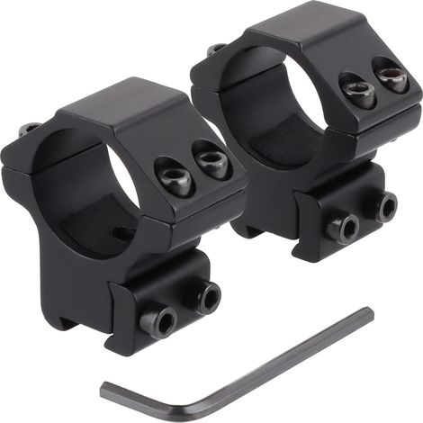 Anneaux de montage discrets pour lunette de visée - Anneaux de montage adaptateurs 25,4 mm avec rail Dovétiel de 11 mm
