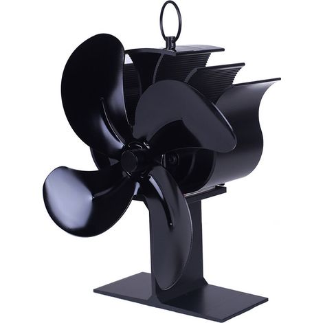 Ventilateur de cheminée ventilateur thermodynamique aluminium accessoire de cheminée et poêle (1/5)