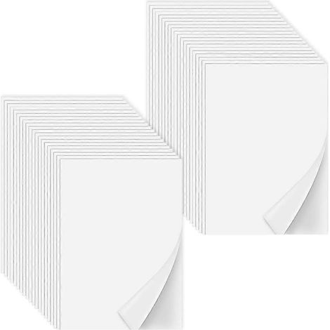 Iron sur Adhesive Sheets 40 pièces, A4 Taille Fusible Adhesive Sheets (1/5)