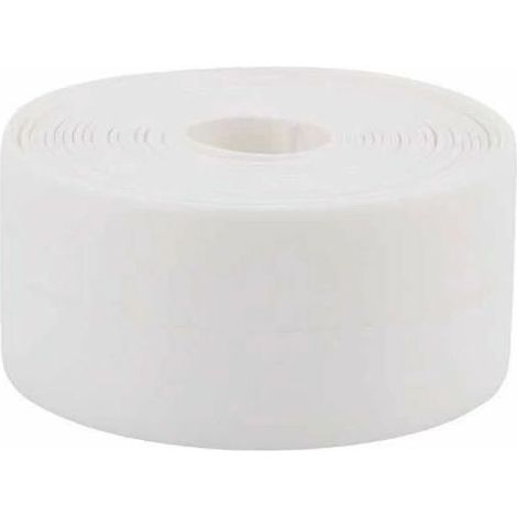 1 Pcs Ruban D'étanchéité étanche et Résistant à la Moisissure Auto-adhésif Ruban Caulk Bande Etancheite Autocollante pour Salle De Bain et Cuisine Joint Ruban d'étanchéité en PVC pour Fenêtre/Toilette (1/5)