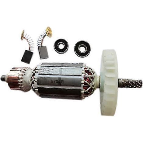 Arbre d'entraînement à 9 dents pour scie circulaire AC220-240V, rotor d'induit pour modèles 5704R, 5806R, 5704RK, 518629-3, 516489-7 et 5806B (1/5)