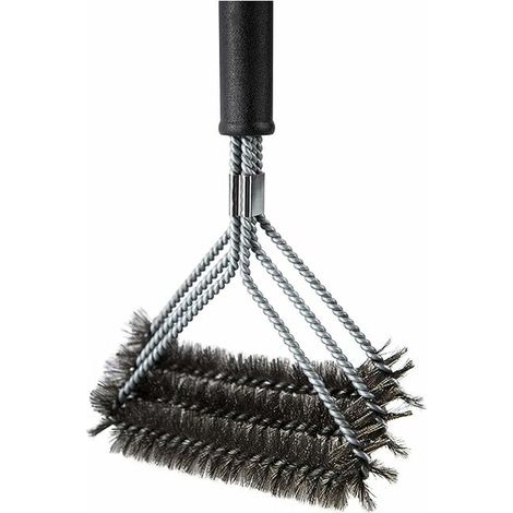 Brosse Barbecue - Nettoyage Grill BBQ - Accessoire Barbecues - Electrique, Gaz, Charbon - Acier Inoxydable, (1/5)