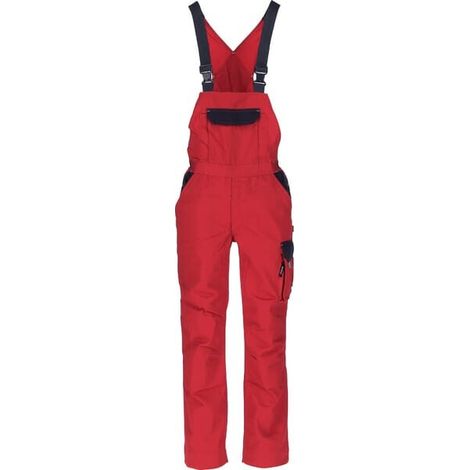 Latzhose Erwachsener Gr. 2XS UK:30 rot blau UNIVERSAL by XS UNIVERSEL KW103030080075 (1/5)