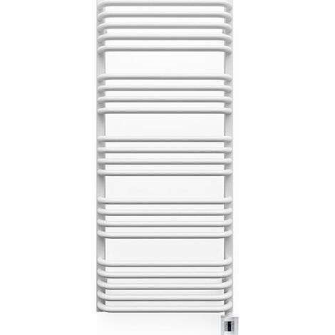 Scaldasalviette elettrico programmabile bianco - HxL 1580x700mm - 1000 Watt - ALE1580/700E8BP