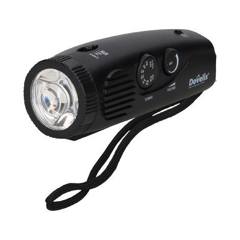 Radio con linterna LED 3xAAA 100lm
