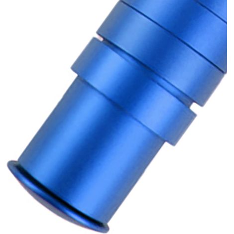 Rehausseur de guidon pour vélo de route et VTT, potence de fourche en alliage d'aluminium, adaptateur pour guidon haut, 13 cm, bleu (1/5)