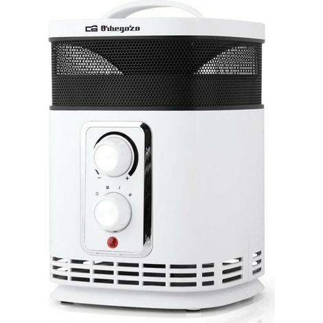 Termoventilatore Portatile in Ceramica Orbegozo CR 6025 Bianco Nero/Bianco 1500 W (1/5)
