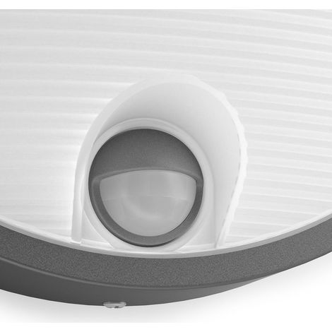 Philips myGarden - LED-Wandleuchte für den Außenbereich, Durchmesser 21 cm, 2700 K, 6 W, mit Sensor, Anthrazit 915005193001 (1/5)