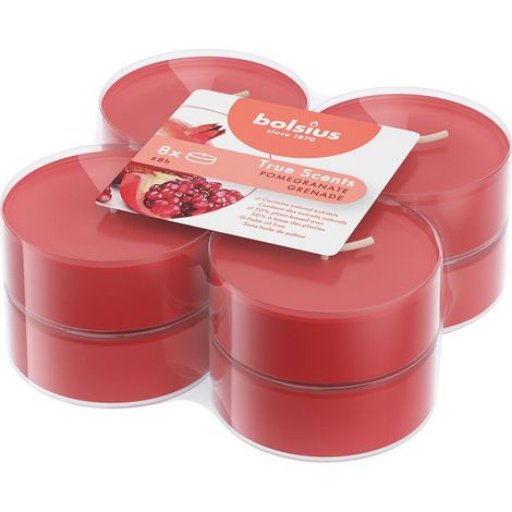 Tealights Maxi Fr. Pomegranate pz 8 Bolsius (1/4)