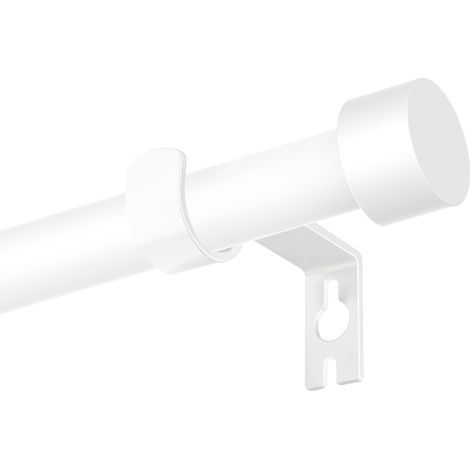 Gardinenstange – Fensterzubehör – Ausziehbar und verstellbar – Für Wohnzimmer, Schlafzimmer, Küche – Weiß – 63 x 183 cm (1/5)