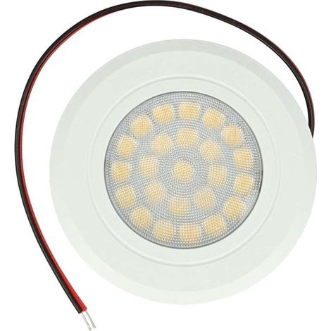 Mini Faretto Led Da Incasso Touch Dimmer Controllo Carcassa Bianca 3000K DC12V DC24V 3W Foro 55mm