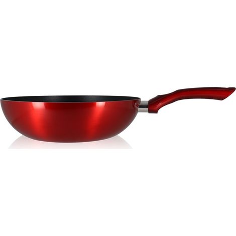 Wok en aluminium 28cm, CERISE (1/5)