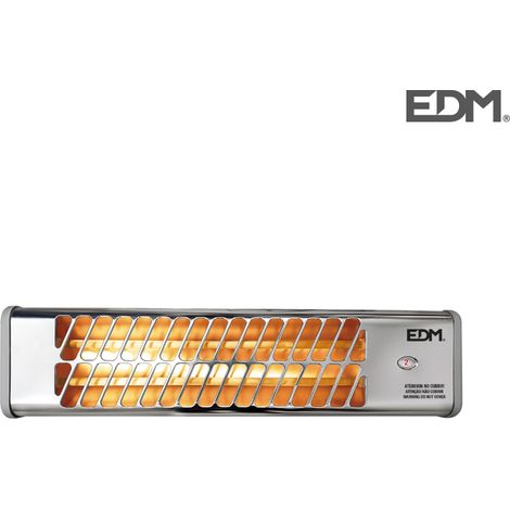 Quarz-Badeofen, Modell Chrom, 600–1200 W, verstellbar, EDM
